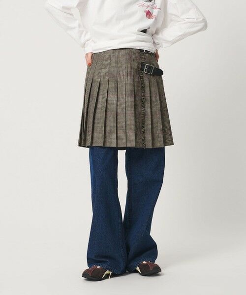 BEAUTY&YOUTH UNITED ARROWS / ビューティー&ユース ユナイテッドアローズ ロング・マキシ丈スカート | 【別注】＜O'NEIL of DUBLIN＞プリーツ ミニスカート（MD.BROWN）