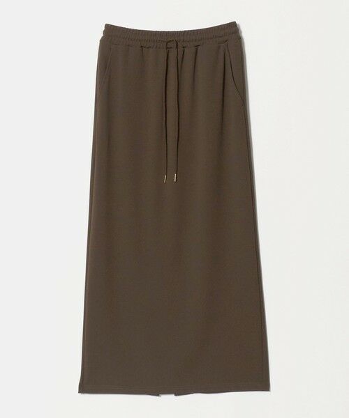 BEAUTY&YOUTH UNITED ARROWS / ビューティー&ユース ユナイテッドアローズ ロング・マキシ丈スカート | 【WEB限定】ジャージー ドローコードスカート ウォッシャブル（DK.BROWN）