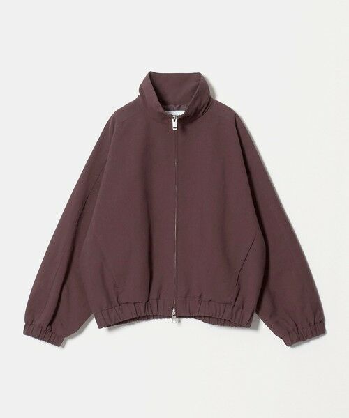 BEAUTY&YOUTH UNITED ARROWS / ビューティー&ユース ユナイテッドアローズ ブルゾン | コットン ダブルクロス ジップ ブルゾン（WINE）