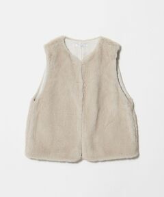 BEAUTY&YOUTH UNITED ARROWS / ビューティー&ユース ユナイテッドアローズ ベスト | ポリエステル フェイクファー ベスト