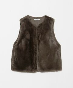 BEAUTY&YOUTH UNITED ARROWS / ビューティー&ユース ユナイテッドアローズ ベスト | ポリエステル フェイクファー ベスト
