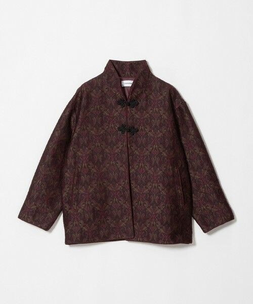 BEAUTY&YOUTH UNITED ARROWS / ビューティー&ユース ユナイテッドアローズ その他アウター | チャイナボタン ジャガード ブルゾン（DK.BROWN）