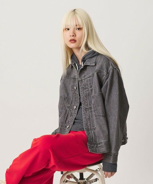 BEAUTY&YOUTH UNITED ARROWS / ビューティー&ユース ユナイテッドアローズ Gジャン・デニムジャケット | 【WEB限定】ルーズ デニムジャケット | 詳細7