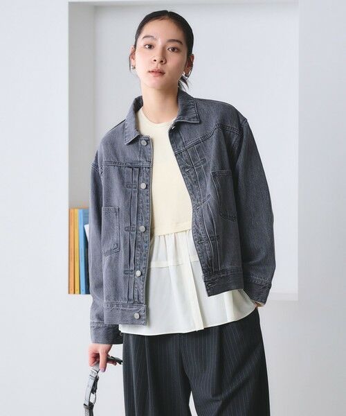BEAUTY&YOUTH UNITED ARROWS / ビューティー&ユース ユナイテッドアローズ Gジャン・デニムジャケット | 【WEB限定】ルーズ デニムジャケット | 詳細1