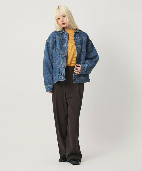 BEAUTY&YOUTH UNITED ARROWS / ビューティー&ユース ユナイテッドアローズ Gジャン・デニムジャケット | 【WEB限定】ルーズ デニムジャケット | 詳細21