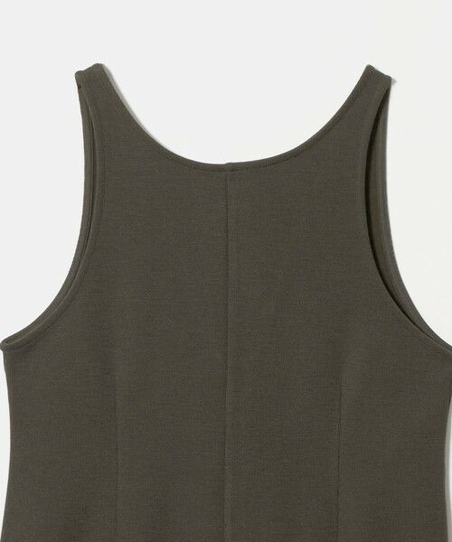 BEAUTY&YOUTH UNITED ARROWS / ビューティー&ユース ユナイテッドアローズ ロング・マキシ丈ワンピース | ポリエステルブレンド バックV Iラインワンピース | 詳細4