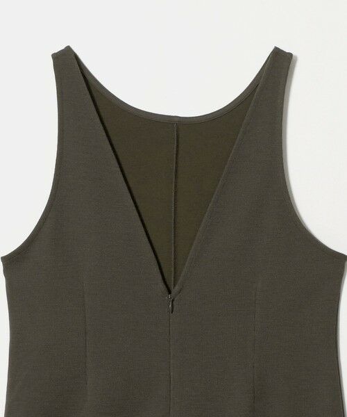 BEAUTY&YOUTH UNITED ARROWS / ビューティー&ユース ユナイテッドアローズ ロング・マキシ丈ワンピース | ポリエステルブレンド バックV Iラインワンピース | 詳細5