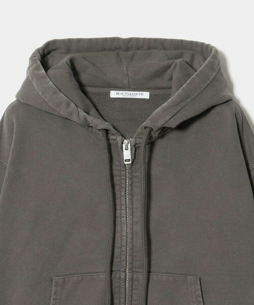 BEAUTY&YOUTH UNITED ARROWS / ビューティー&ユース ユナイテッドアローズ カーディガン・ボレロ | コットン裏毛 ジップパーカー | 詳細1