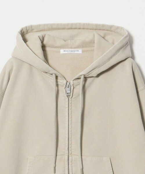 BEAUTY&YOUTH UNITED ARROWS / ビューティー&ユース ユナイテッドアローズ カーディガン・ボレロ | コットン裏毛 ジップパーカー | 詳細3