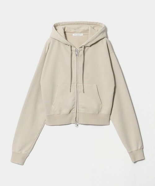BEAUTY&YOUTH UNITED ARROWS / ビューティー&ユース ユナイテッドアローズ カーディガン・ボレロ | コットン裏毛 ジップパーカー（BEIGE）