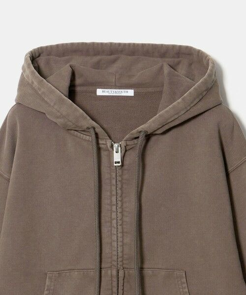 BEAUTY&YOUTH UNITED ARROWS / ビューティー&ユース ユナイテッドアローズ カーディガン・ボレロ | コットン裏毛 ジップパーカー | 詳細6