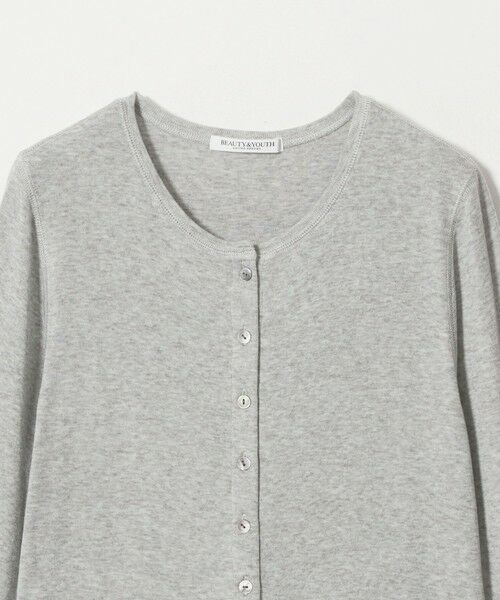 BEAUTY&YOUTH UNITED ARROWS / ビューティー&ユース ユナイテッドアローズ カーディガン・ボレロ | 毛セルロースブレンド クルーネック カーディガン | 詳細1