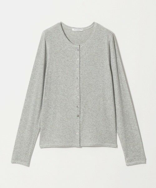BEAUTY&YOUTH UNITED ARROWS / ビューティー&ユース ユナイテッドアローズ カーディガン・ボレロ | 毛セルロースブレンド クルーネック カーディガン（MD.GRAY）