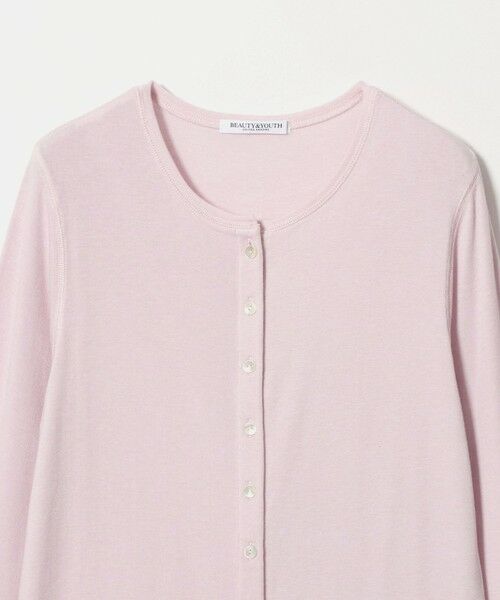 BEAUTY&YOUTH UNITED ARROWS / ビューティー&ユース ユナイテッドアローズ カーディガン・ボレロ | 毛セルロースブレンド クルーネック カーディガン | 詳細10