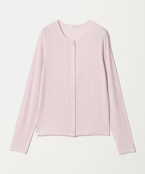 BEAUTY&YOUTH UNITED ARROWS / ビューティー&ユース ユナイテッドアローズ カーディガン・ボレロ | 毛セルロースブレンド クルーネック カーディガン（LT.PINK）