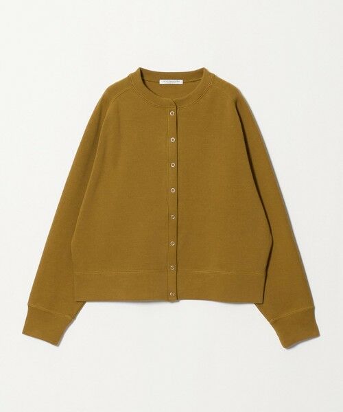 BEAUTY&YOUTH UNITED ARROWS / ビューティー&ユース ユナイテッドアローズ カーディガン・ボレロ | ダブルフェイス リングボタンカーディガン（OLIVE）