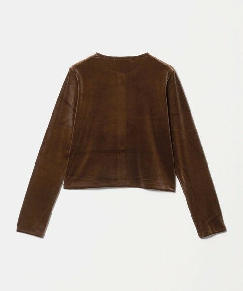 BEAUTY&YOUTH UNITED ARROWS / ビューティー&ユース ユナイテッドアローズ カーディガン・ボレロ | ベロア コンパクト カーディガン ウォッシャブル | 詳細12