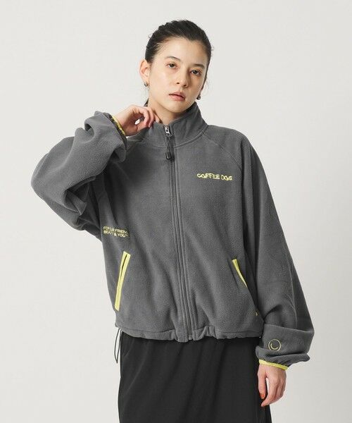 BEAUTY&YOUTH UNITED ARROWS / ビューティー&ユース ユナイテッドアローズ カーディガン・ボレロ | 【別注】＜TOKI＞フリース ジャケット（DK.GRAY）