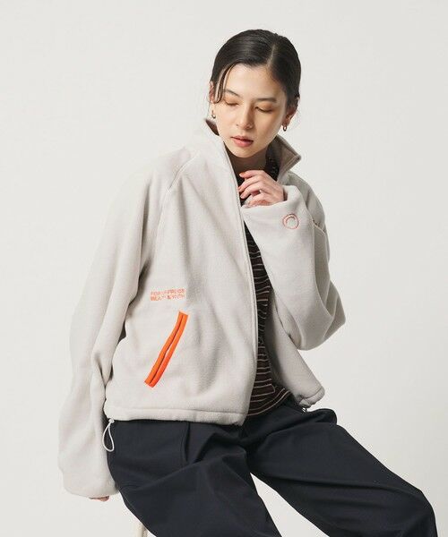 BEAUTY&YOUTH UNITED ARROWS / ビューティー&ユース ユナイテッドアローズ カーディガン・ボレロ | 【別注】＜TOKI＞フリース ジャケット（NATURAL）