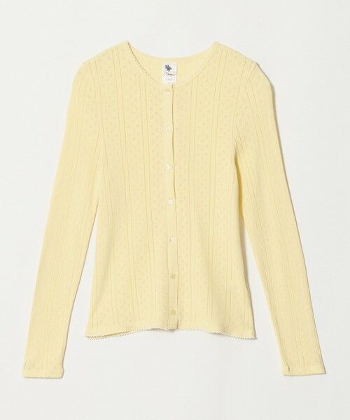 BEAUTY&YOUTH UNITED ARROWS / ビューティー&ユース ユナイテッドアローズ カーディガン・ボレロ | 【別注】＜PALM＞クルーネック カーディガン（YELLOW）
