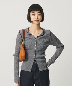 BEAUTY&YOUTH UNITED ARROWS / ビューティー&ユース ユナイテッドアローズ カーディガン・ボレロ | リブ トリミング カーディガン ウォッシャブル