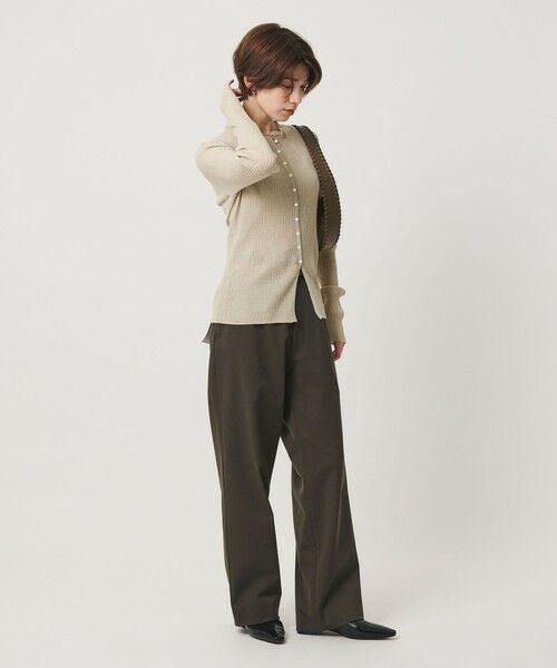 BEAUTY&YOUTH UNITED ARROWS / ビューティー&ユース ユナイテッドアローズ カーディガン・ボレロ | リブ トリミング カーディガン ウォッシャブル | 詳細17