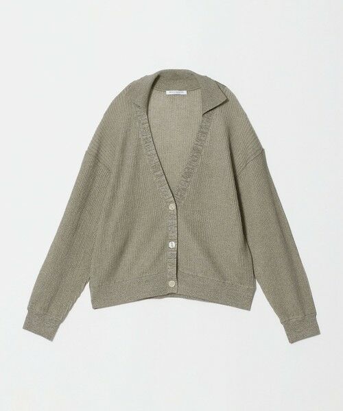 BEAUTY&YOUTH UNITED ARROWS / ビューティー&ユース ユナイテッドアローズ カーディガン・ボレロ | コットンポリエステル スキッパー カーディガン ウォッシャブル（OLIVE）