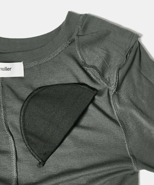 BEAUTY&YOUTH UNITED ARROWS / ビューティー&ユース ユナイテッドアローズ Tシャツ | ＜muller of yoshiokubo＞ショルダーパッド ロングスリーブ カットソー | 詳細6