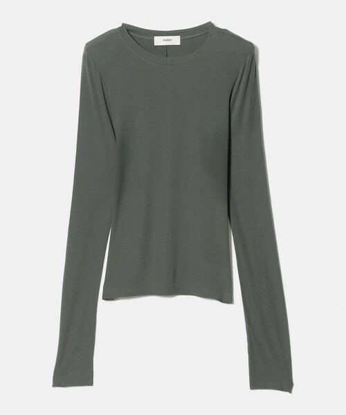 BEAUTY&YOUTH UNITED ARROWS / ビューティー&ユース ユナイテッドアローズ Tシャツ | ＜muller of yoshiokubo＞ショルダーパッド ロングスリーブ カットソー（NAVY）