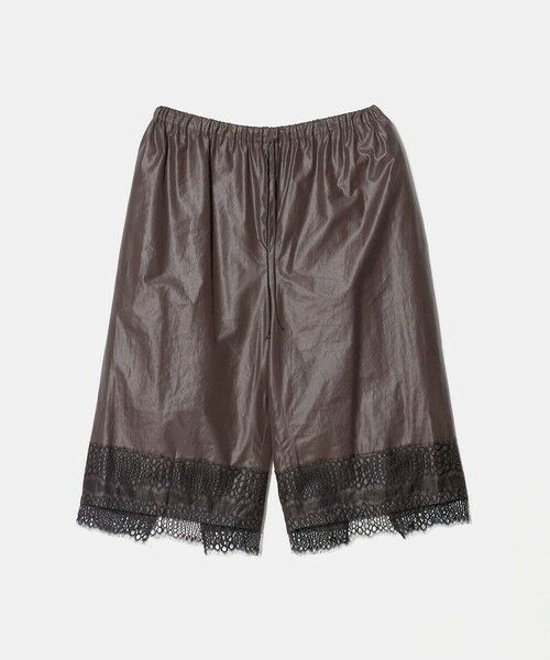 BEAUTY&YOUTH UNITED ARROWS / ビューティー&ユース ユナイテッドアローズ ショート・ハーフ・半端丈パンツ | ＜muller of yoshiokubo＞レース ハーフパンツ（DK.BROWN）