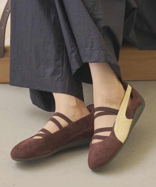 BEAUTY&YOUTH UNITED ARROWS / ビューティー&ユース ユナイテッドアローズ スニーカー | 【別注】＜PUMA＞SPEEDCAT バレエ スニーカー（WINE）