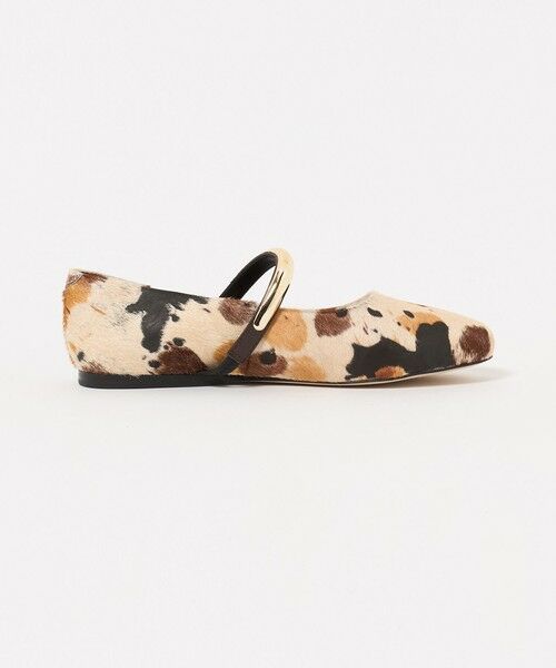 BEAUTY&YOUTH UNITED ARROWS / ビューティー&ユース ユナイテッドアローズ フラットシューズ | 【別注】＜MOHI...＞ヘアレザー メタルストラップ フラットシューズ | 詳細3
