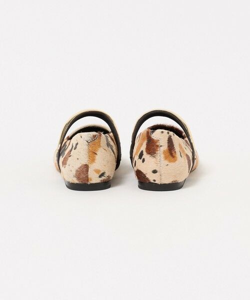BEAUTY&YOUTH UNITED ARROWS / ビューティー&ユース ユナイテッドアローズ フラットシューズ | 【別注】＜MOHI...＞ヘアレザー メタルストラップ フラットシューズ | 詳細4