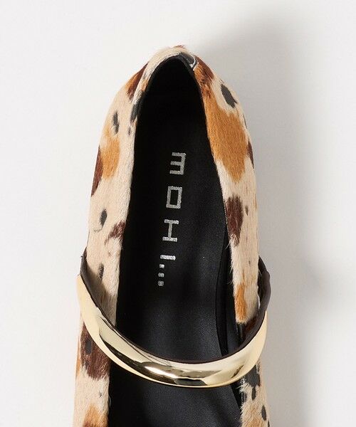 BEAUTY&YOUTH UNITED ARROWS / ビューティー&ユース ユナイテッドアローズ フラットシューズ | 【別注】＜MOHI...＞ヘアレザー メタルストラップ フラットシューズ | 詳細6