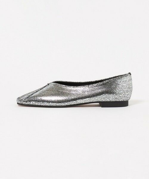 BEAUTY&YOUTH UNITED ARROWS / ビューティー&ユース ユナイテッドアローズ フラットシューズ | Vカット メタリックカラー フラットシューズ | 詳細6