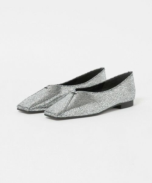BEAUTY&YOUTH UNITED ARROWS / ビューティー&ユース ユナイテッドアローズ フラットシューズ | Vカット メタリックカラー フラットシューズ | 詳細7