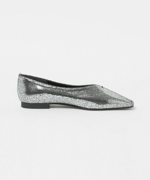 BEAUTY&YOUTH UNITED ARROWS / ビューティー&ユース ユナイテッドアローズ フラットシューズ | Vカット メタリックカラー フラットシューズ | 詳細9