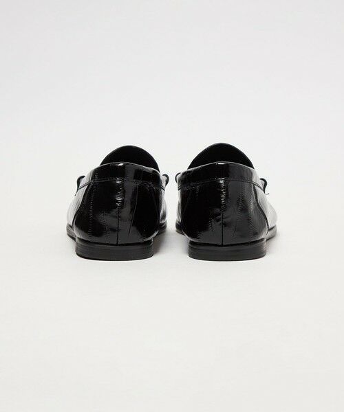 BEAUTY&YOUTH UNITED ARROWS / ビューティー&ユース ユナイテッドアローズ ビジネス・ドレスシューズ | レザーライク エンボス ギャザー ローファー | 詳細7