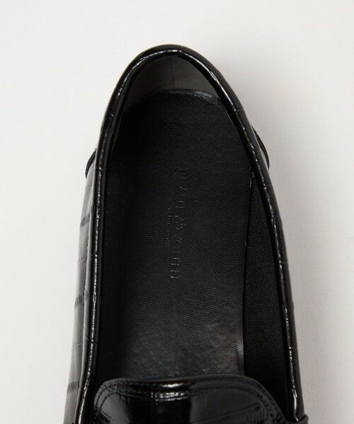 BEAUTY&YOUTH UNITED ARROWS / ビューティー&ユース ユナイテッドアローズ ビジネス・ドレスシューズ | レザーライク エンボス ギャザー ローファー | 詳細9