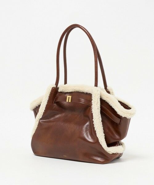 BEAUTY&YOUTH UNITED ARROWS / ビューティー&ユース ユナイテッドアローズ トートバッグ | ＜JW PEI＞レザーライク ボア トートバッグ | 詳細3