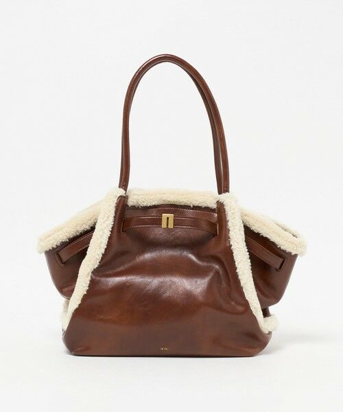 BEAUTY&YOUTH UNITED ARROWS / ビューティー&ユース ユナイテッドアローズ トートバッグ | ＜JW PEI＞レザーライク ボア トートバッグ（MD.BROWN）