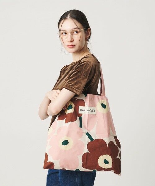 BEAUTY&YOUTH UNITED ARROWS / ビューティー&ユース ユナイテッドアローズ トートバッグ | ＜marimekko＞Pieni Unikko トートバッグ（PINK）