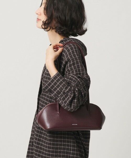 BEAUTY&YOUTH UNITED ARROWS / ビューティー&ユース ユナイテッドアローズ ボストンバッグ | ＜ADD CULUMN＞FIGRE BOSTON レザーライク ショルダーバッグ | 詳細9