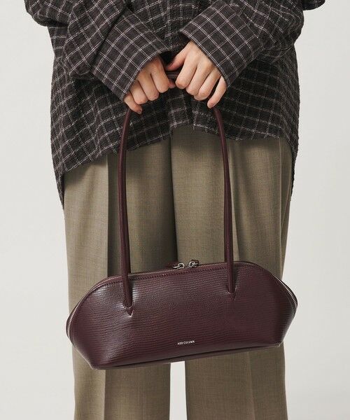 BEAUTY&YOUTH UNITED ARROWS / ビューティー&ユース ユナイテッドアローズ ボストンバッグ | ＜ADD CULUMN＞FIGRE BOSTON レザーライク ショルダーバッグ | 詳細10