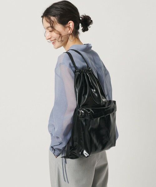 BEAUTY&YOUTH UNITED ARROWS / ビューティー&ユース ユナイテッドアローズ リュック・バックパック | ＜NOMADIS＞LATT レザーライク リュック | 詳細1