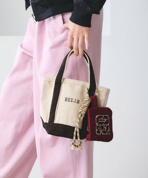 BEAUTY&YOUTH UNITED ARROWS / ビューティー&ユース ユナイテッドアローズ トートバッグ | 【別注】＜beej＞キャンバス タッセル トートバッグ（DK.BROWN）