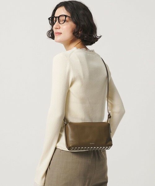 BEAUTY&YOUTH UNITED ARROWS / ビューティー&ユース ユナイテッドアローズ ショルダーバッグ | ＜YAHKI＞レザー スタッズ ショルダーバッグ | 詳細7