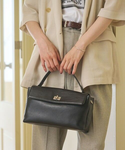 BEAUTY&YOUTH UNITED ARROWS / ビューティー&ユース ユナイテッドアローズ ショルダーバッグ | ヒネリ ワンハンドル 2WAY ショルダーバッグ | 詳細1