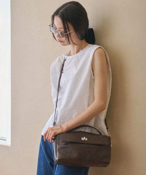 BEAUTY&YOUTH UNITED ARROWS / ビューティー&ユース ユナイテッドアローズ ショルダーバッグ | ヒネリ ワンハンドル 2WAY ショルダーバッグ | 詳細12