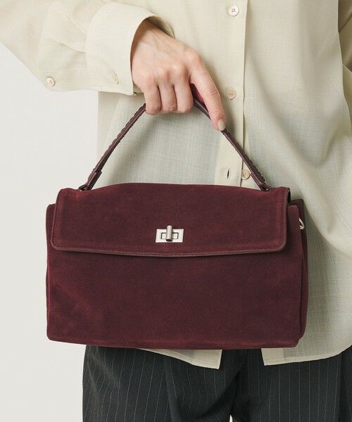 BEAUTY&YOUTH UNITED ARROWS / ビューティー&ユース ユナイテッドアローズ ショルダーバッグ | ヒネリ ワンハンドル 2WAY ショルダーバッグ（WINE）
